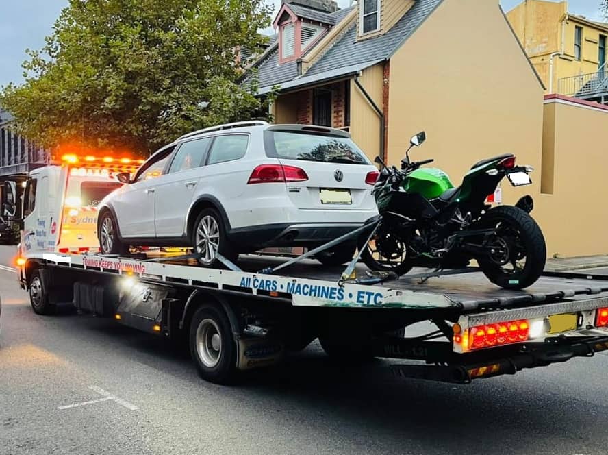 Get fast motorcycle towing in Parramatta